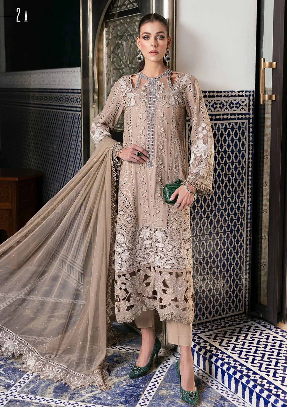 Maria B - 3 Piece Unstitched Embroidered