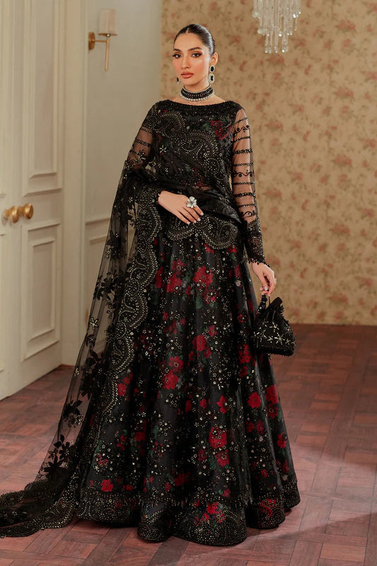 Baroque Chantelle – CH13-05 | Luxury Embroidered Net 3-Piece Unstitched Suit