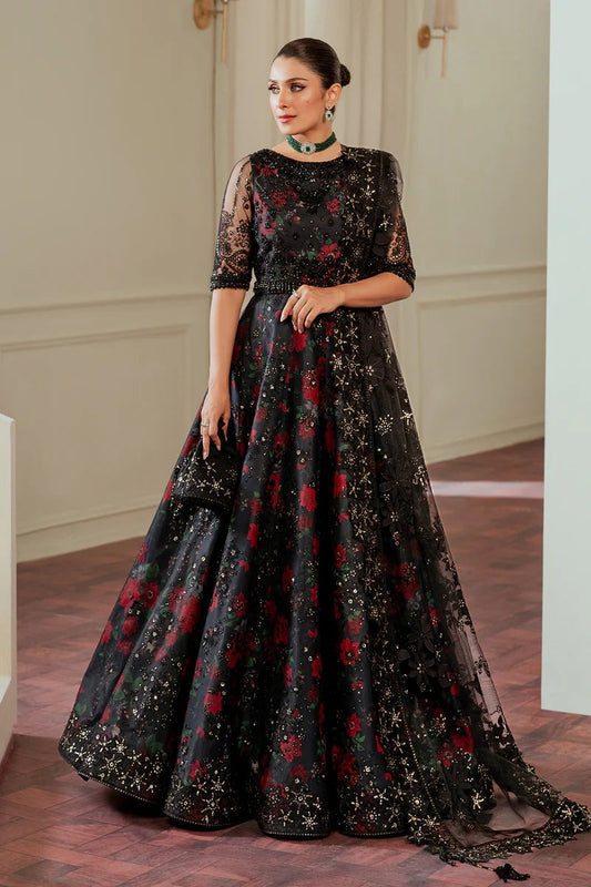 Baroque Chantelle – CH13-05 | Luxury Embroidered Net 3-Piece Unstitched Suit