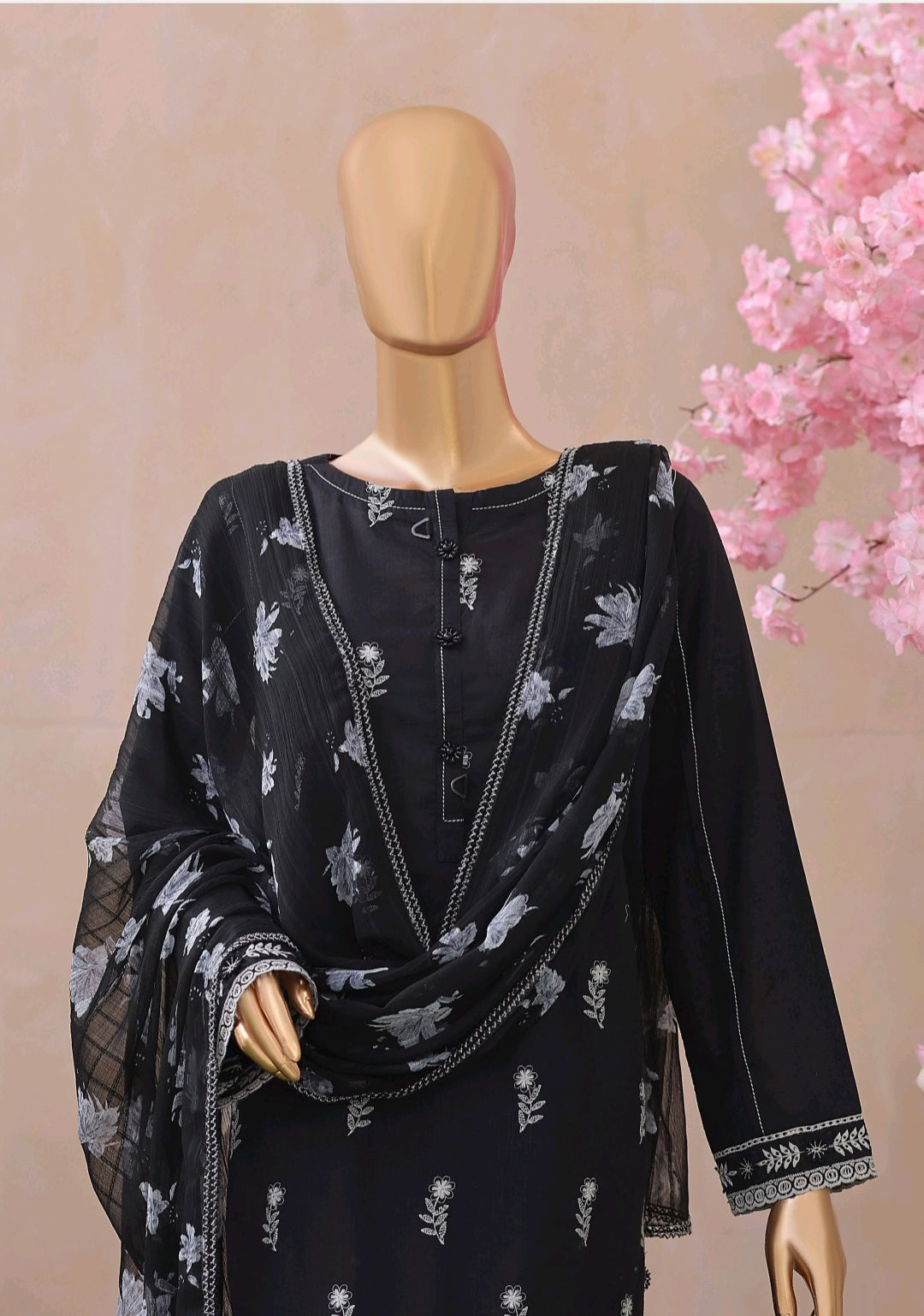 3d Floral Embroidery Lawn -02