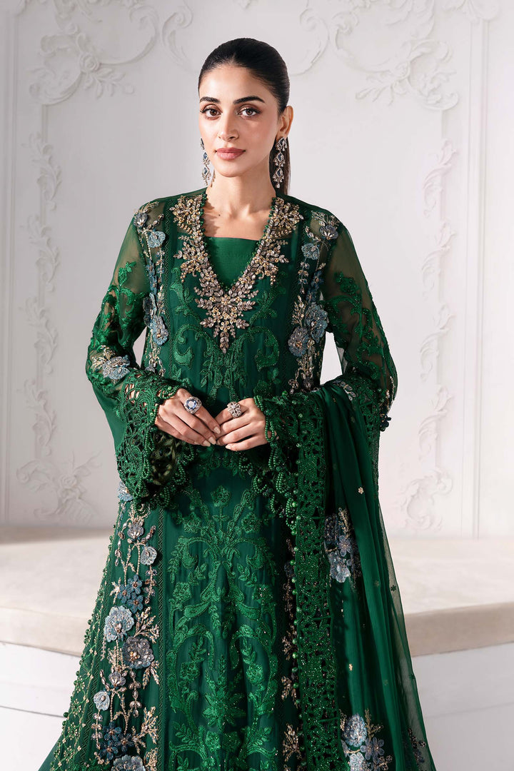 Maria B – 3-Piece Unstitched Embroidered Chiffon Suit | BD-3008