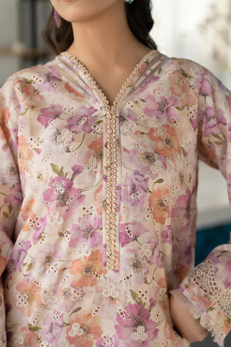 Baroque – Luxury Embroidered Printed Lawn 3-Piece Unstitched Suit | UF-4099