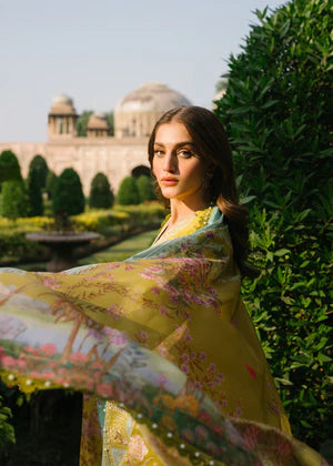 3 Pc Unstitched  Suit -Karandi