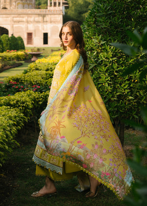 3 Pc Unstitched  Suit -Karandi