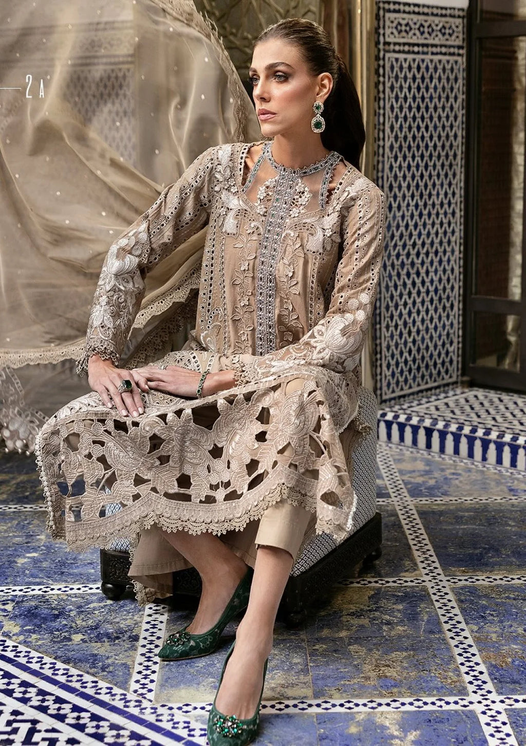 Maria B - 3 Piece Unstitched Embroidered