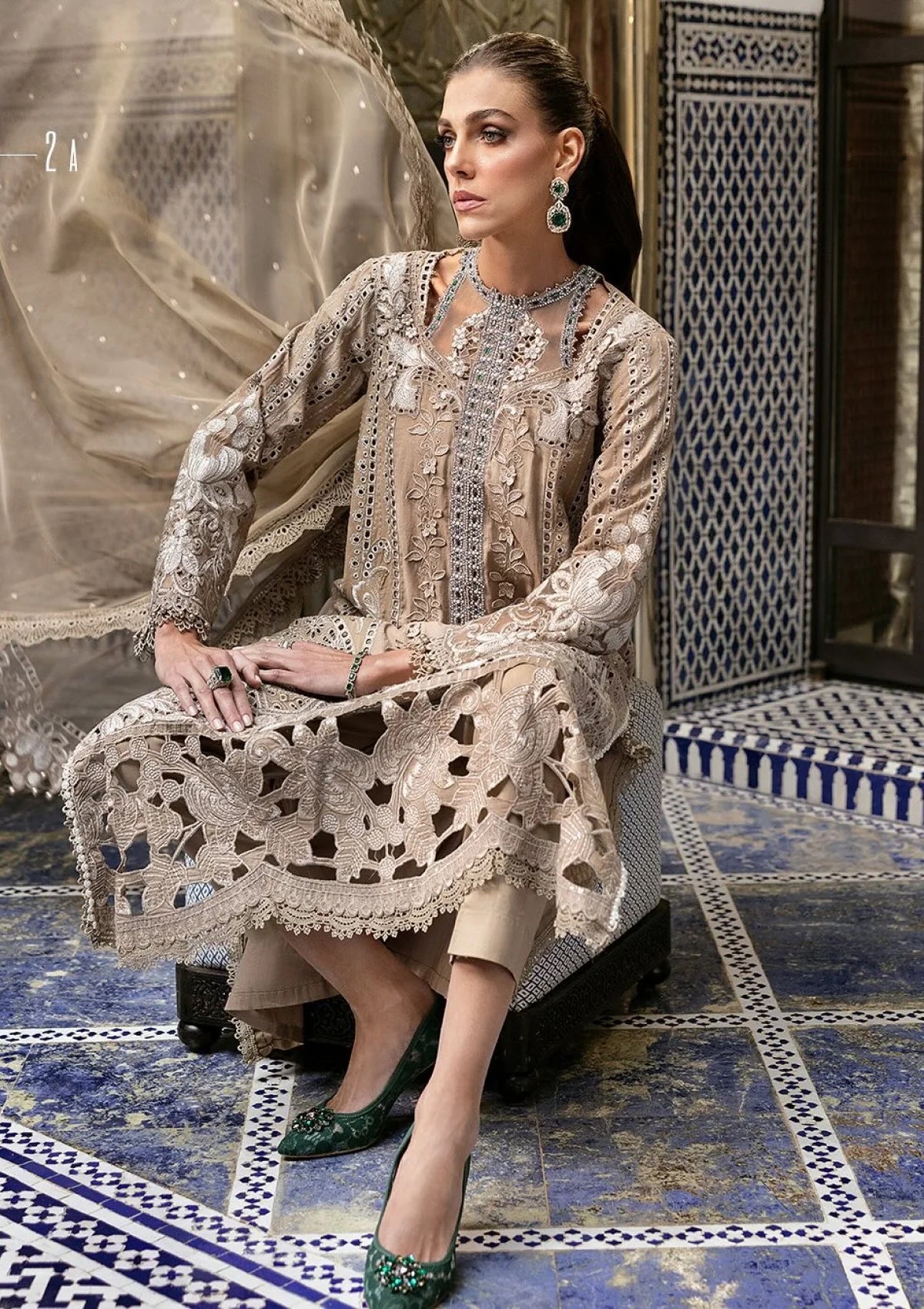 Maria B - 3 Piece Unstitched Embroidered