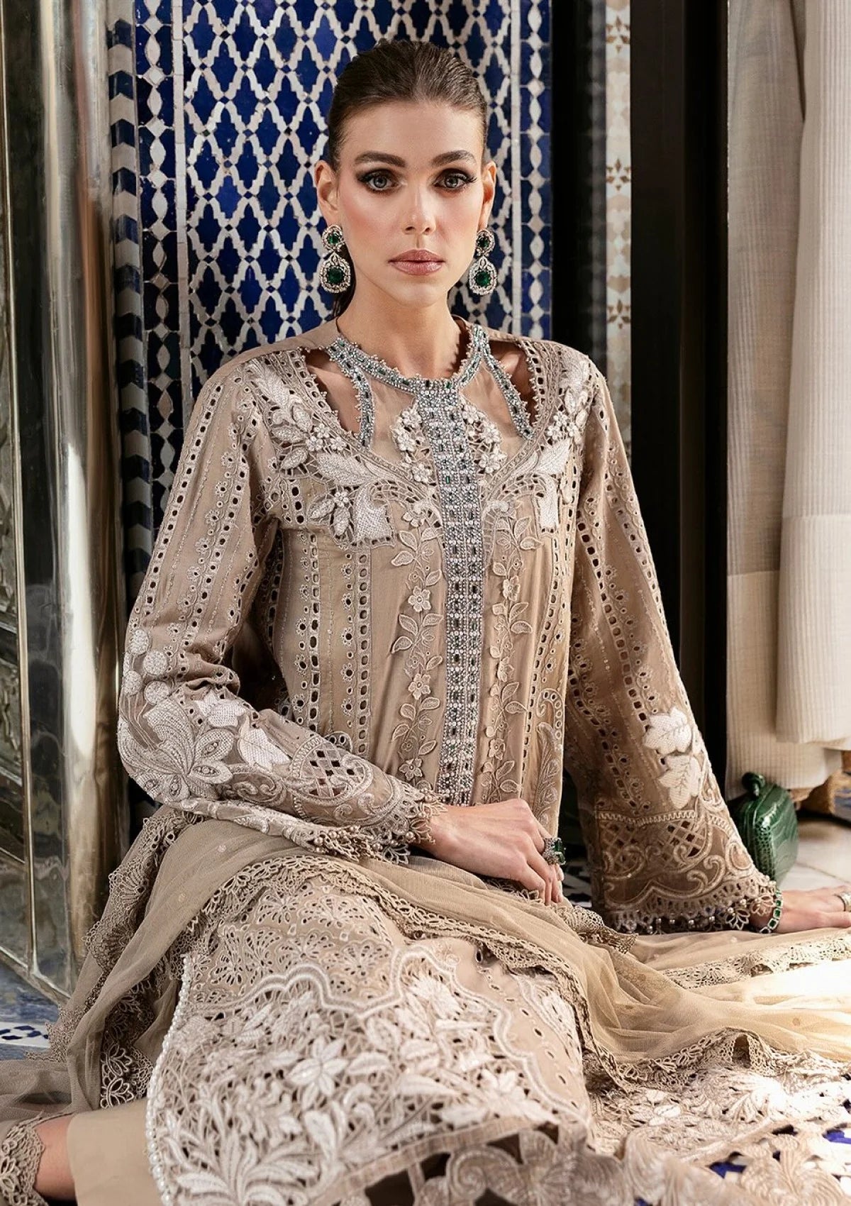 Maria B - 3 Piece Unstitched Embroidered
