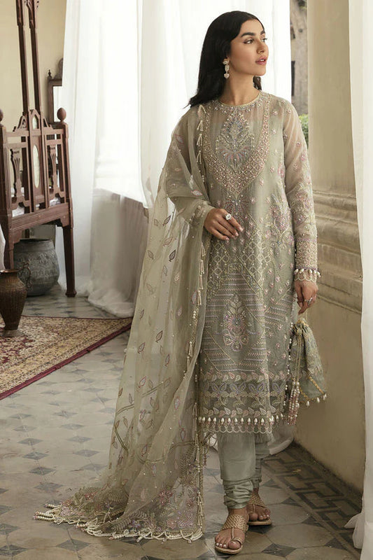 Dhoop Kinaray By Afrozeh Embroidered Net Unstitched 3 Piece Suit – NAGHMANA