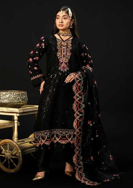 Zainab Fazlani – Hand Embellished Chiffon 3 Piece Suit