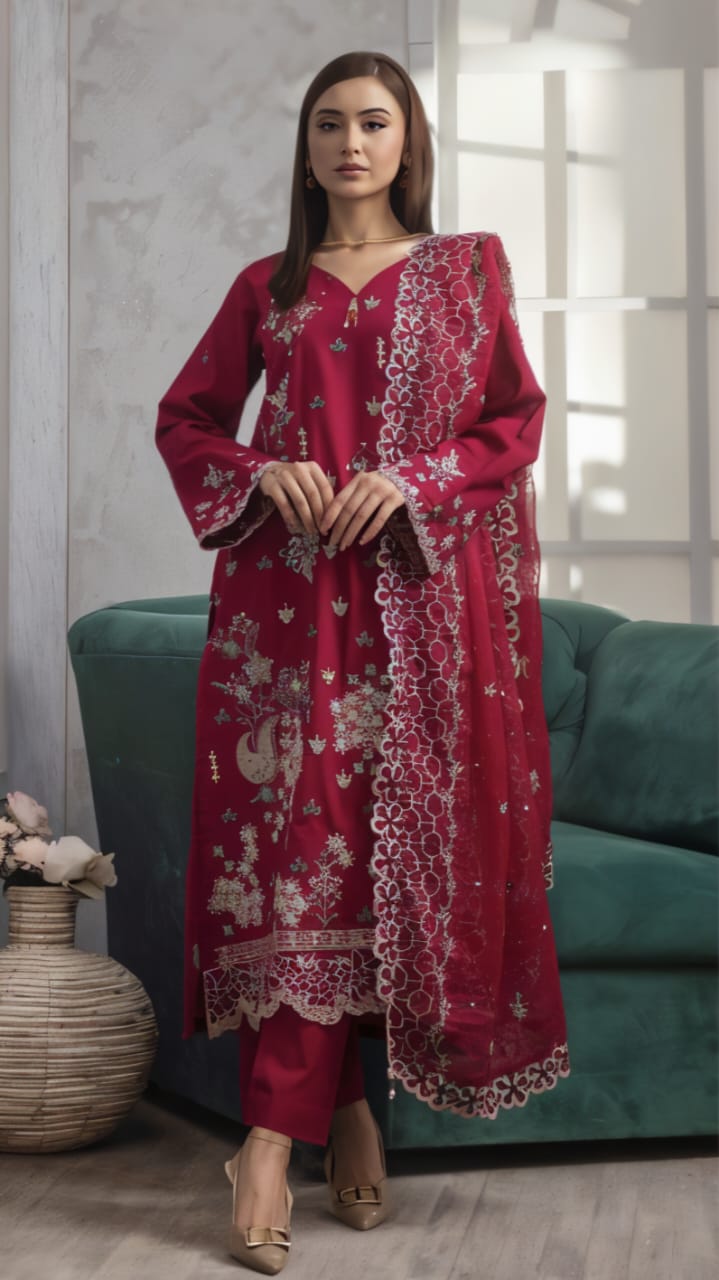 Joolie Luxury Lawn 01 – Eid Collection 2026