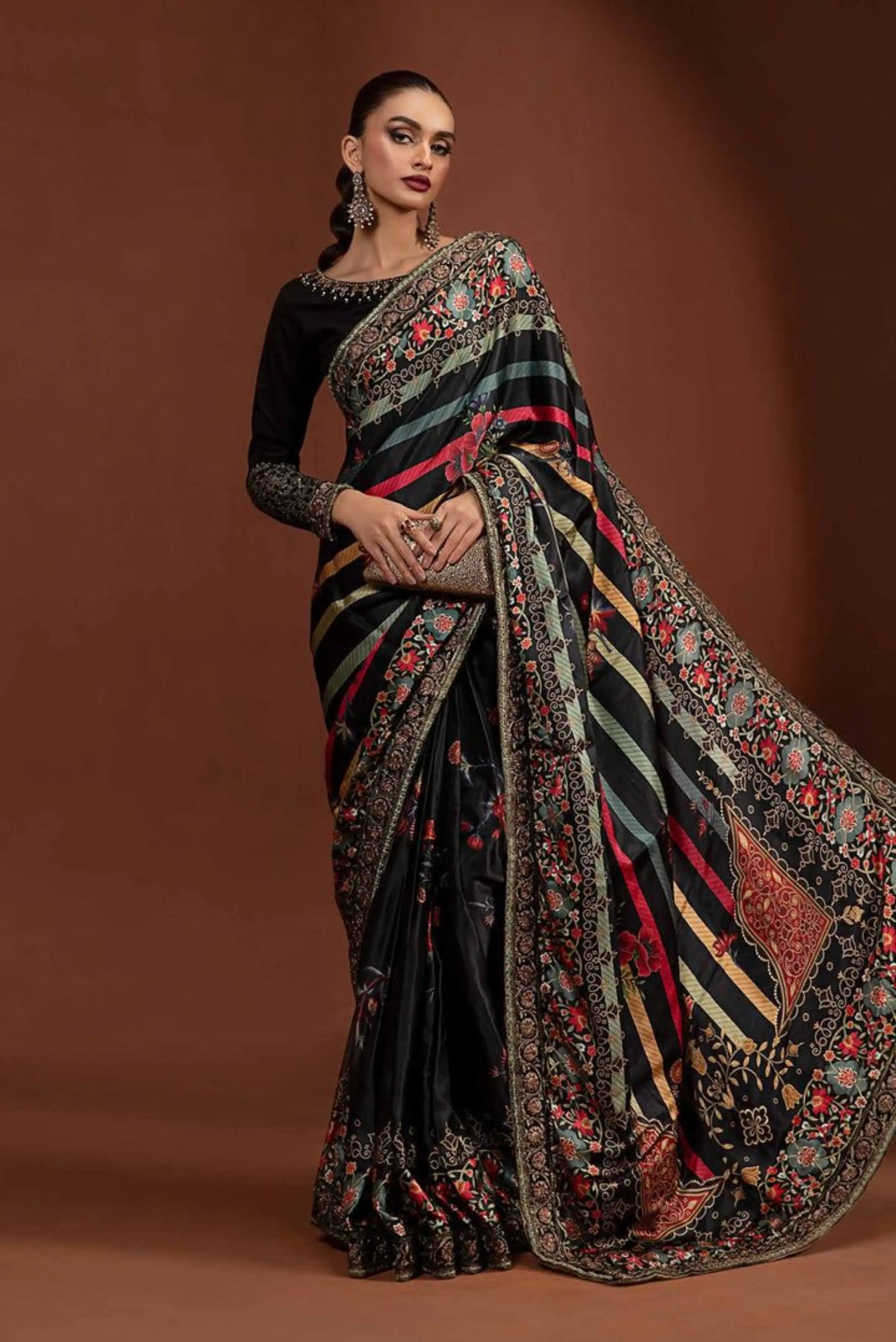 Maria B Silk Saree