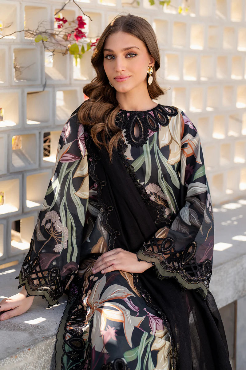 Baroque Luxury Lawn Embroidered Unstitched 3 Piece – SF-409