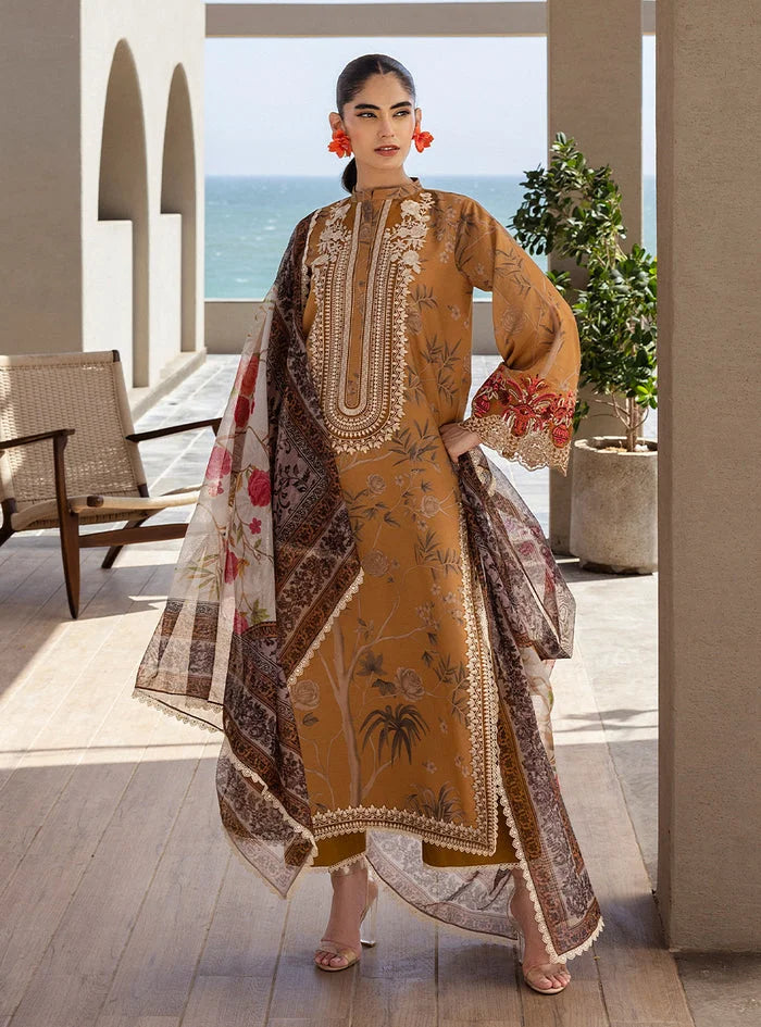 Tahra by Zainab Chottani – Luxury Embroidered Lawn 3-Piece Unstitched Suit