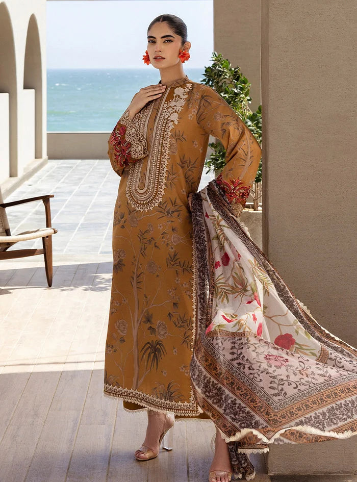 Tahra by Zainab Chottani – Luxury Embroidered Lawn 3-Piece Unstitched Suit