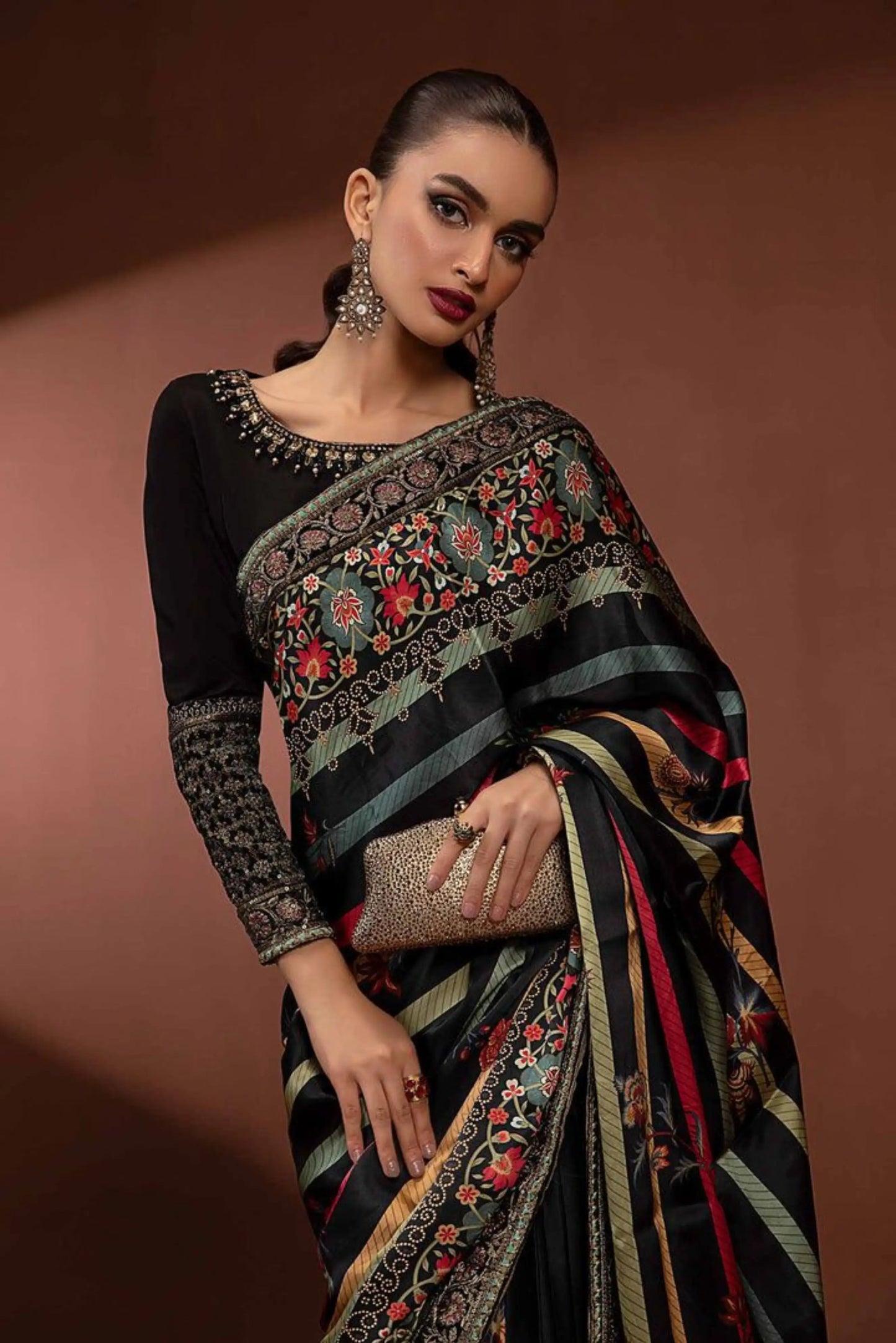 Maria B Silk Saree
