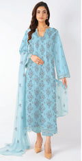 Bareeze Lawn Embroidered 3Pc Suit - 03