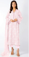 Bareeze Lawn Embroidered 3Pc Suit - 04
