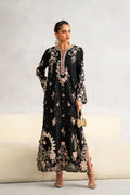 Luxury Raw Silk Stitched Kaftan – 2Pc