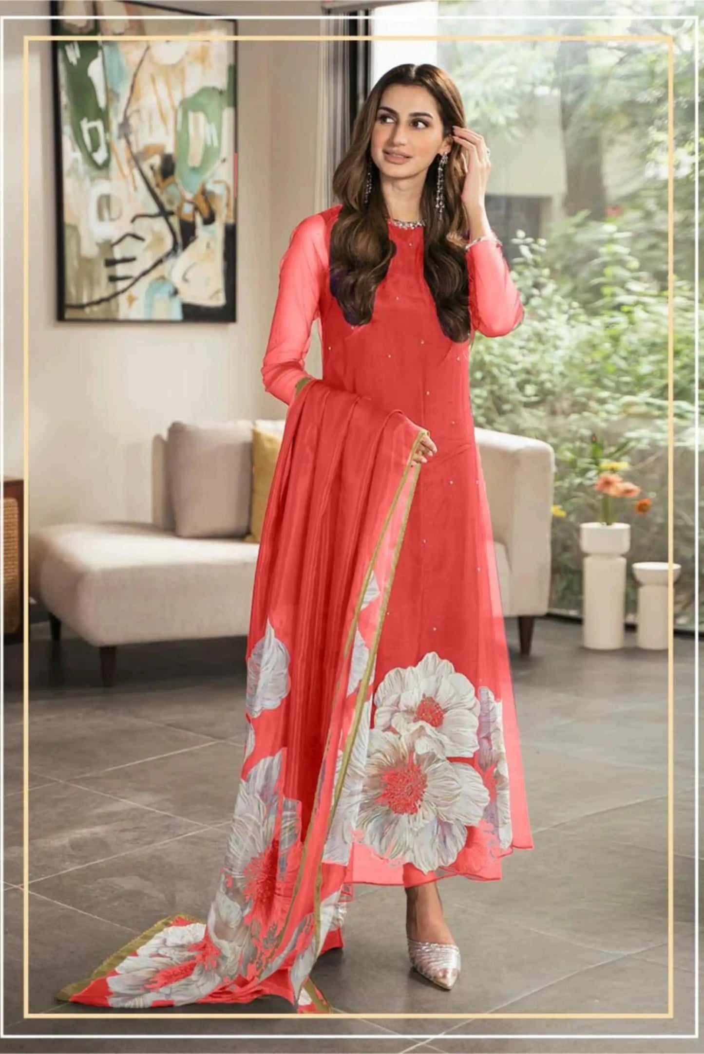 Lulusar Digital Silk Embroidery