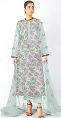 Bareeze Lawn Embroidered 3Pc Suit - 06