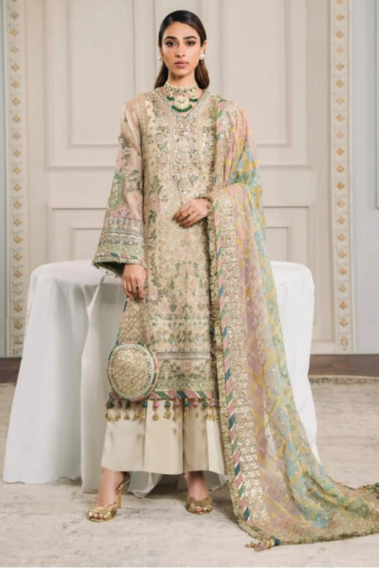 Baroque – Embroidered Masuri Unstitched 3-Piece Suit | CH12-04