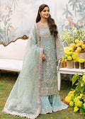 Kanwal Malik - Embroidered Organza Unstitched 3Pc Suit