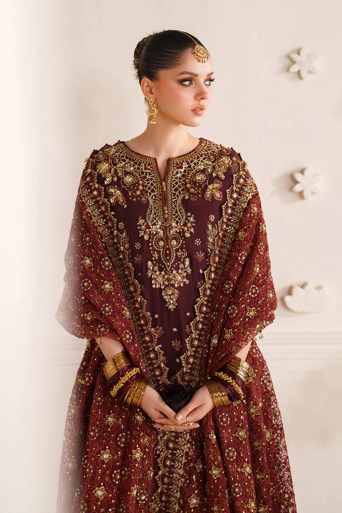 Baroque Chantelle Embroidered Chiffon Unstitched 3Pc Suit