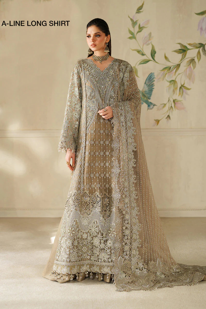 Baroque Chantelle Embroidered Chiffon Unstitched 3Pc Suit