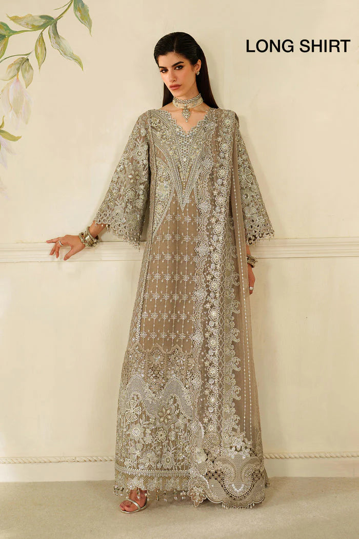 Baroque Chantelle Embroidered Chiffon Unstitched 3Pc Suit