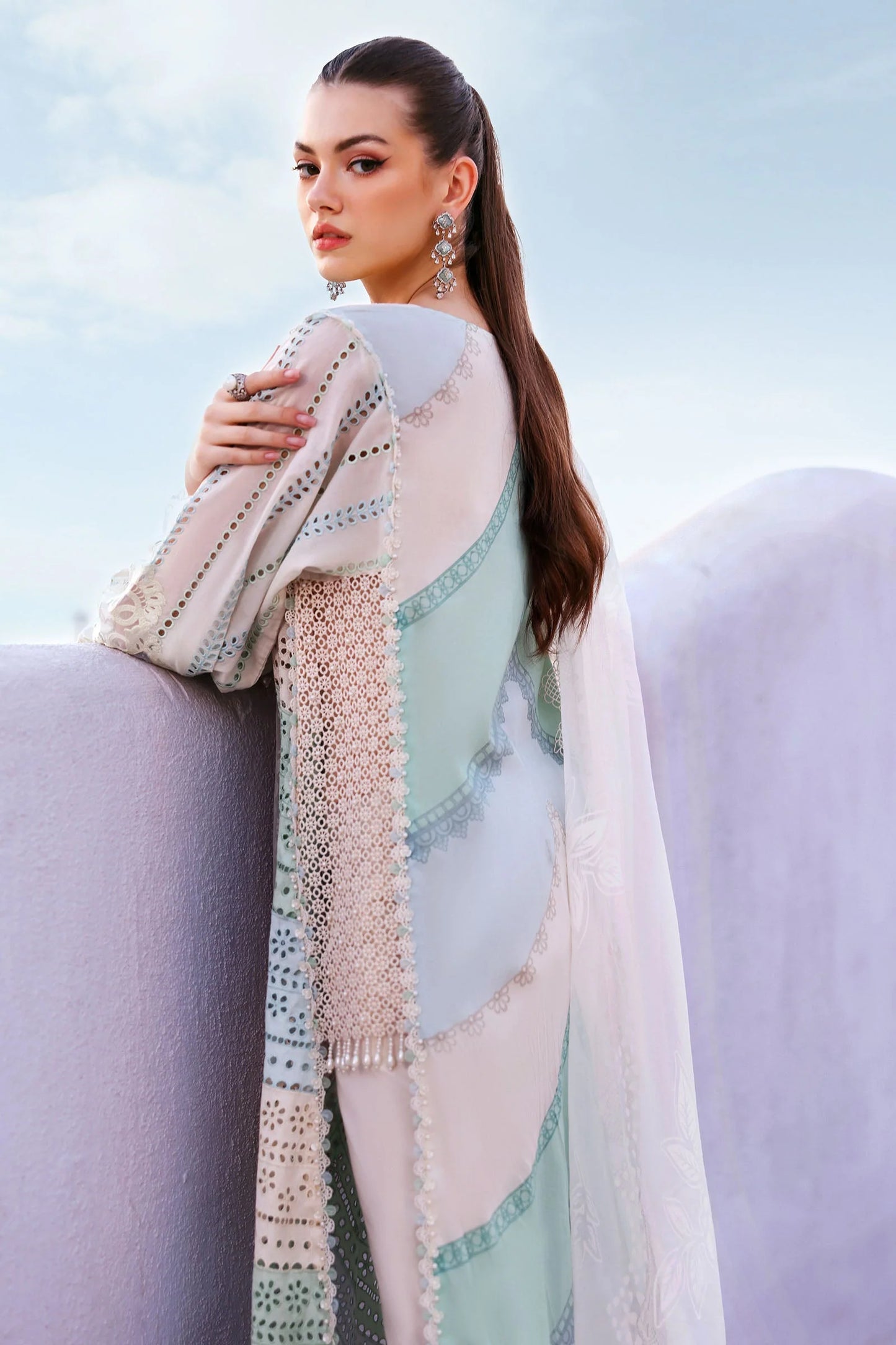 Maria.B Luxury Lawn Unstitched Embroidered Suit