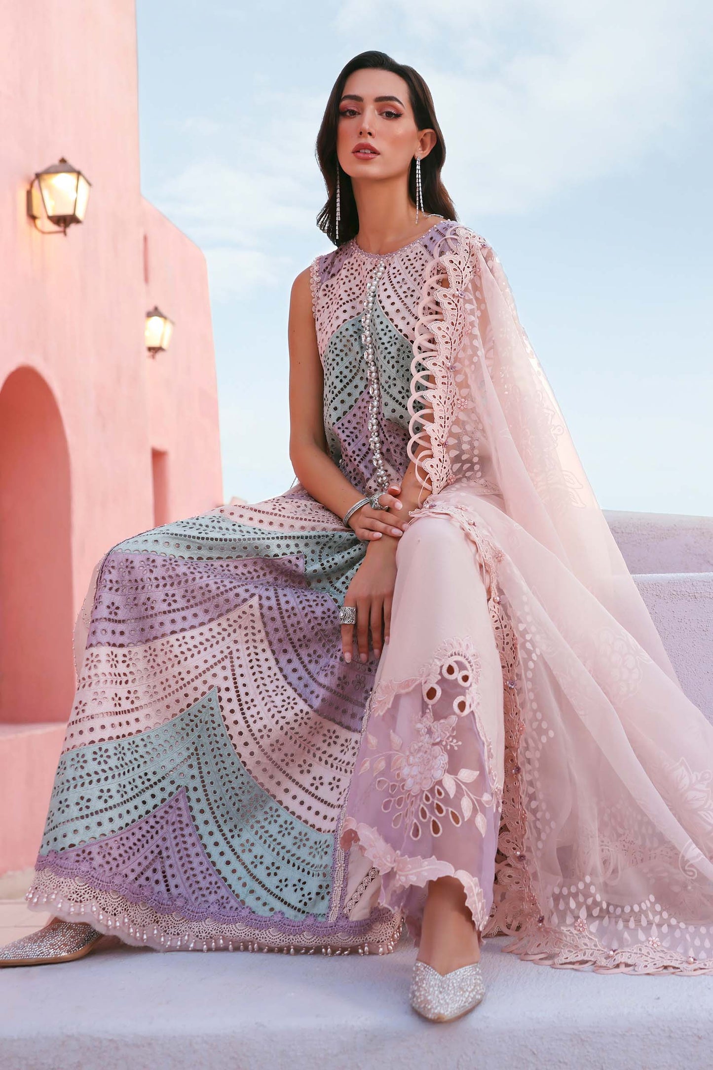 Maria.B Luxury Lawn Unstitched Embroidered