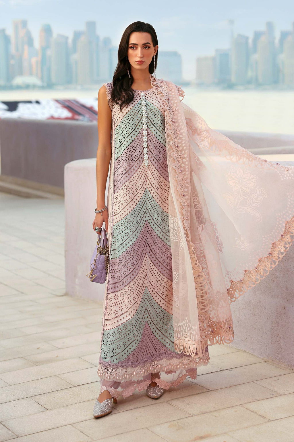 Maria.B Luxury Lawn Unstitched Embroidered
