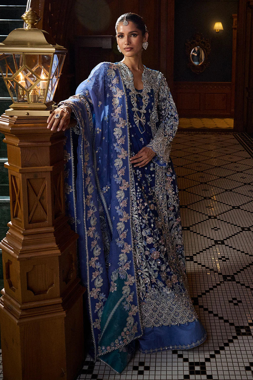 Soraya Lumene Embroidered Luxury Net Unstitched 3Pc Suit