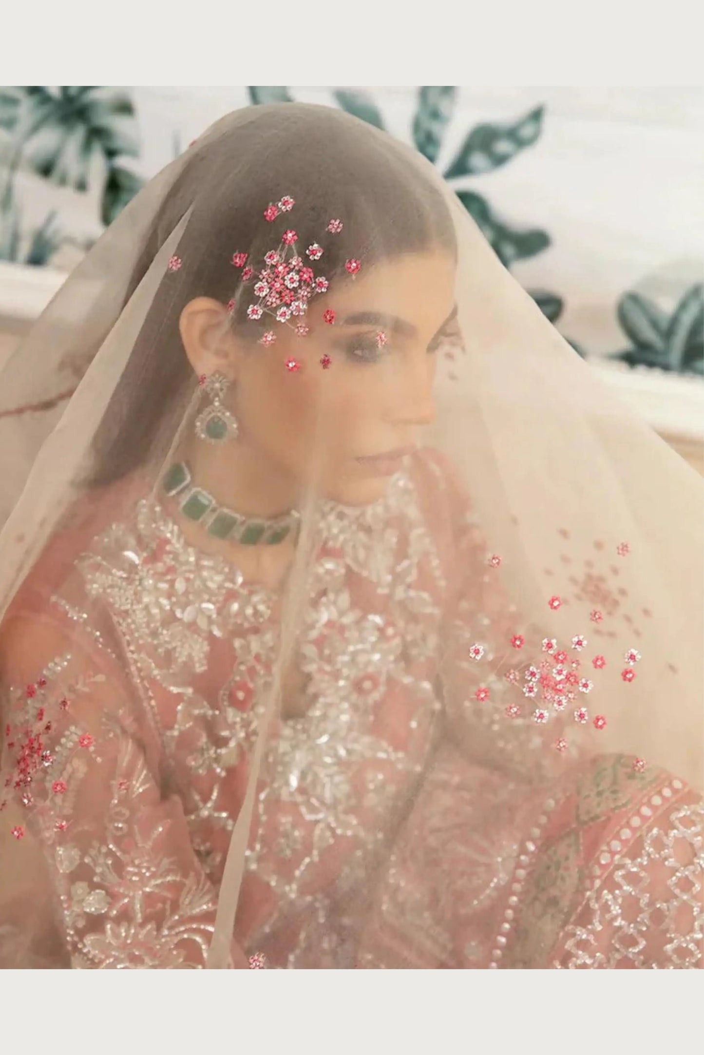 Elaf Heer ECH-10 – Luxury Embroidered Chiffon 3-Piece Unstitched Suit