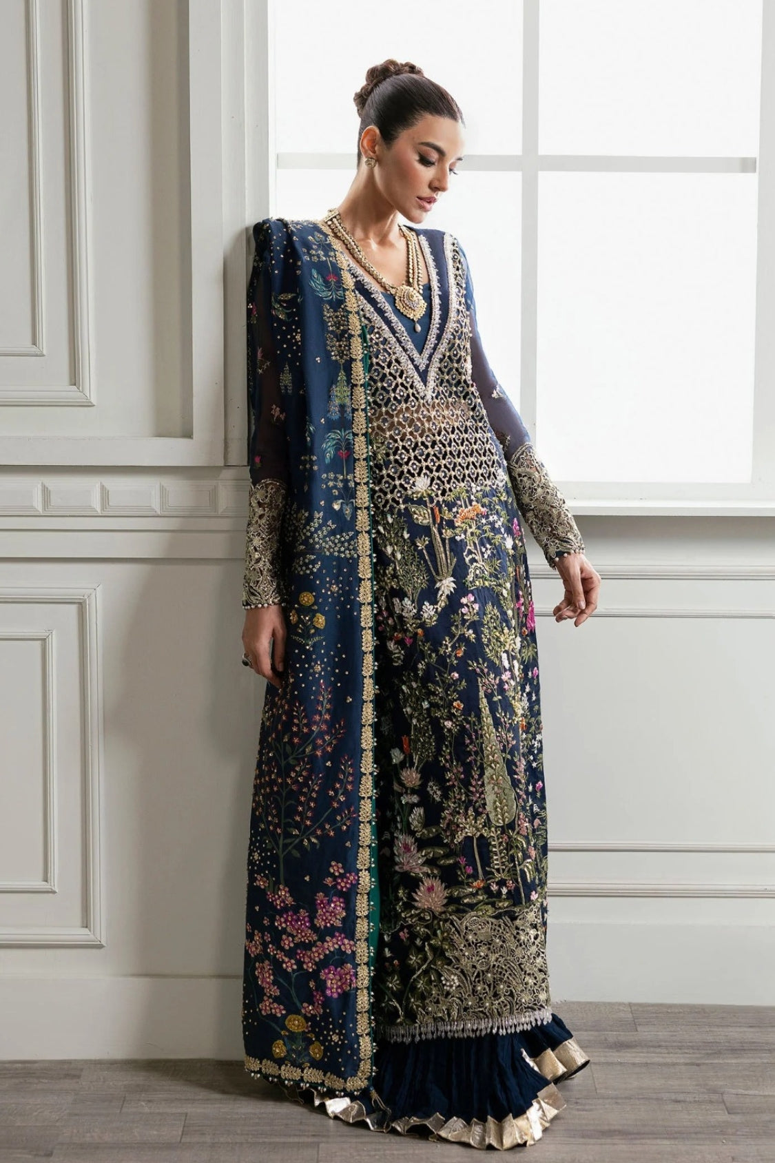 Crimson – Wedding Edition D02 | Majestic Cypress 3-Piece Unstitched Suit