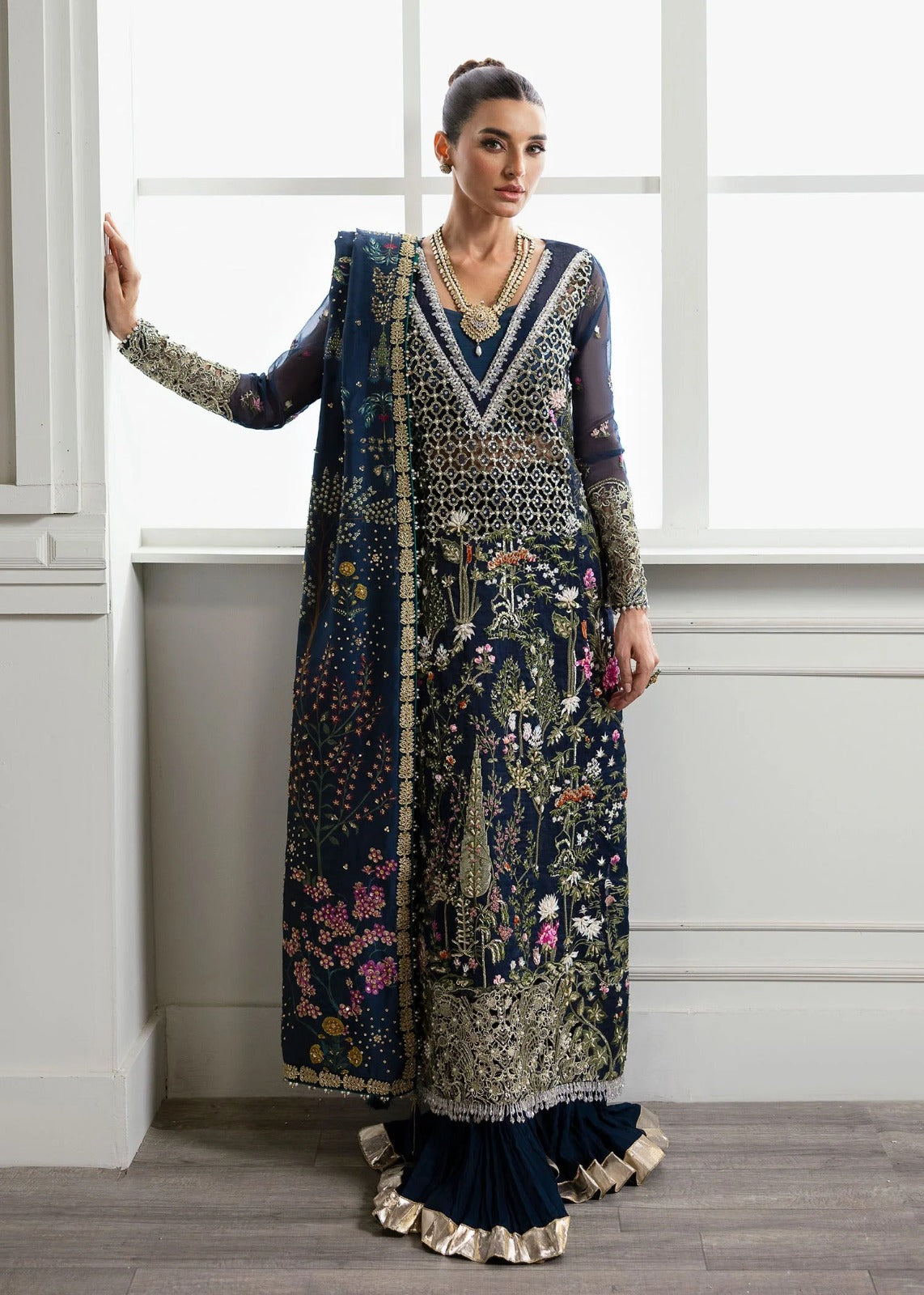 Crimson – Wedding Edition D02 | Majestic Cypress 3-Piece Unstitched Suit