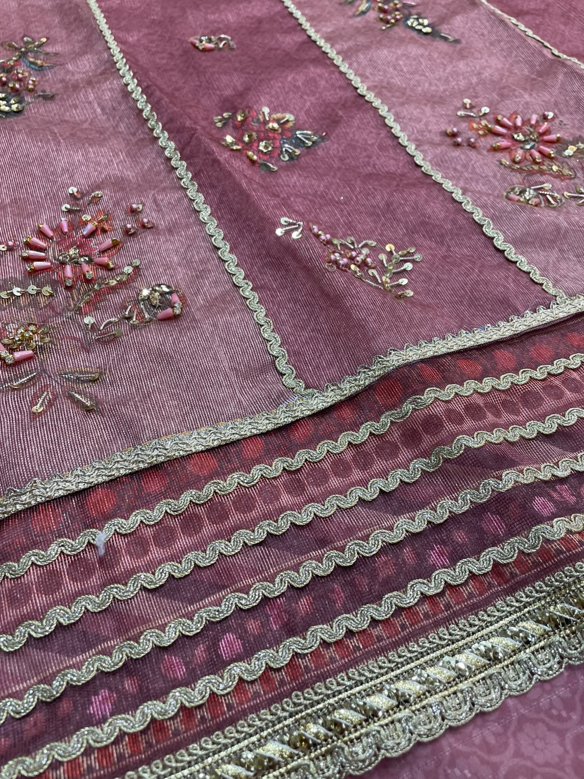 Noor by Saadia Asad Embroidered Cotton Net Unstitched 3Pc