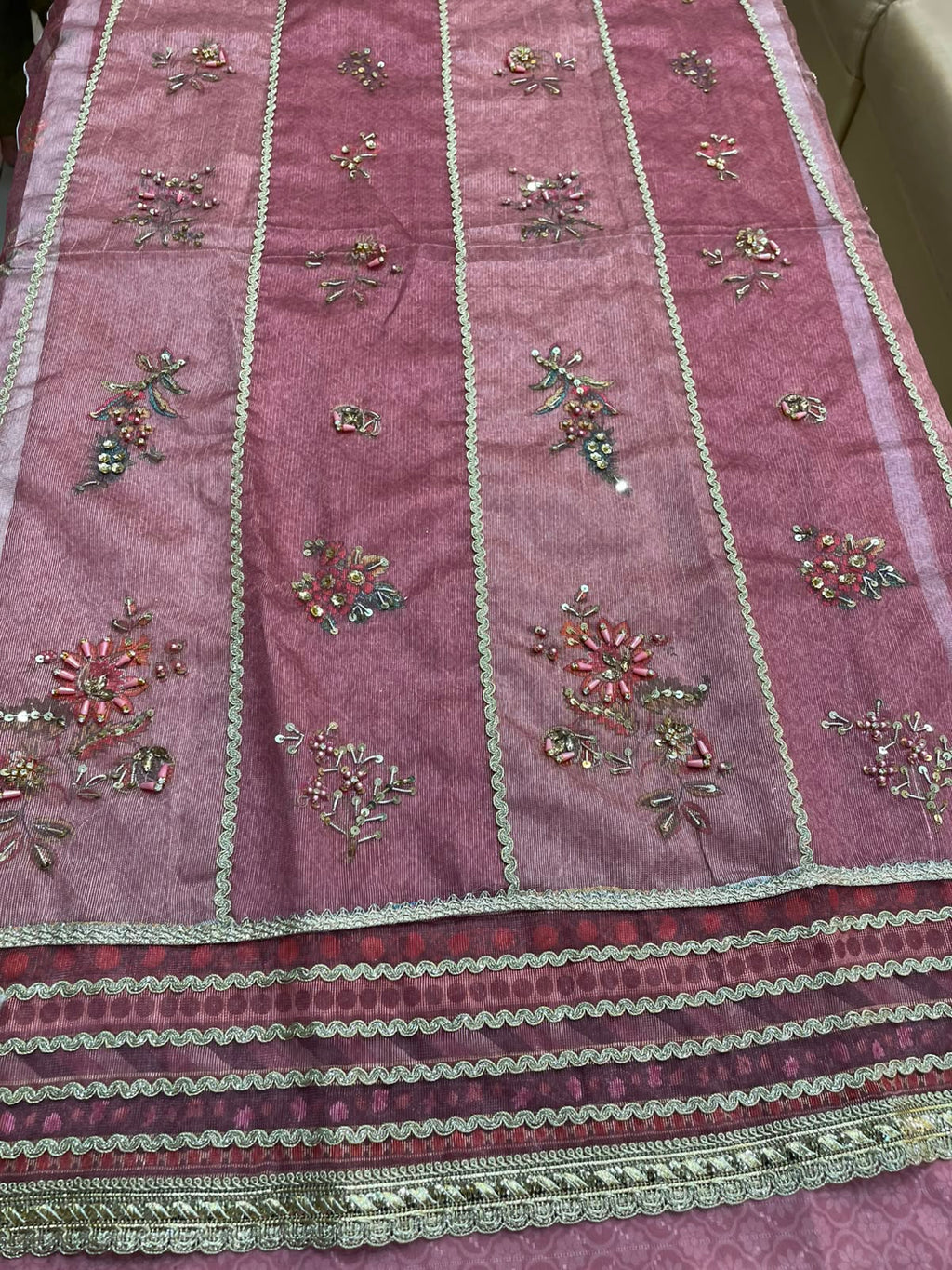 Noor by Saadia Asad Embroidered Cotton Net Unstitched 3Pc