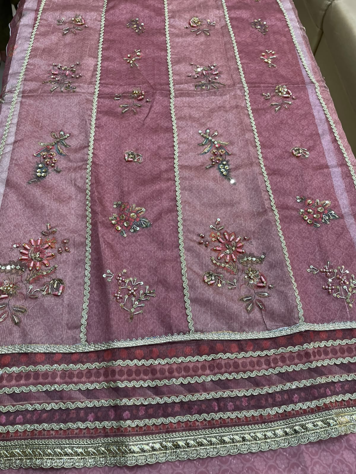 Noor by Saadia Asad Embroidered Cotton Net Unstitched 3Pc
