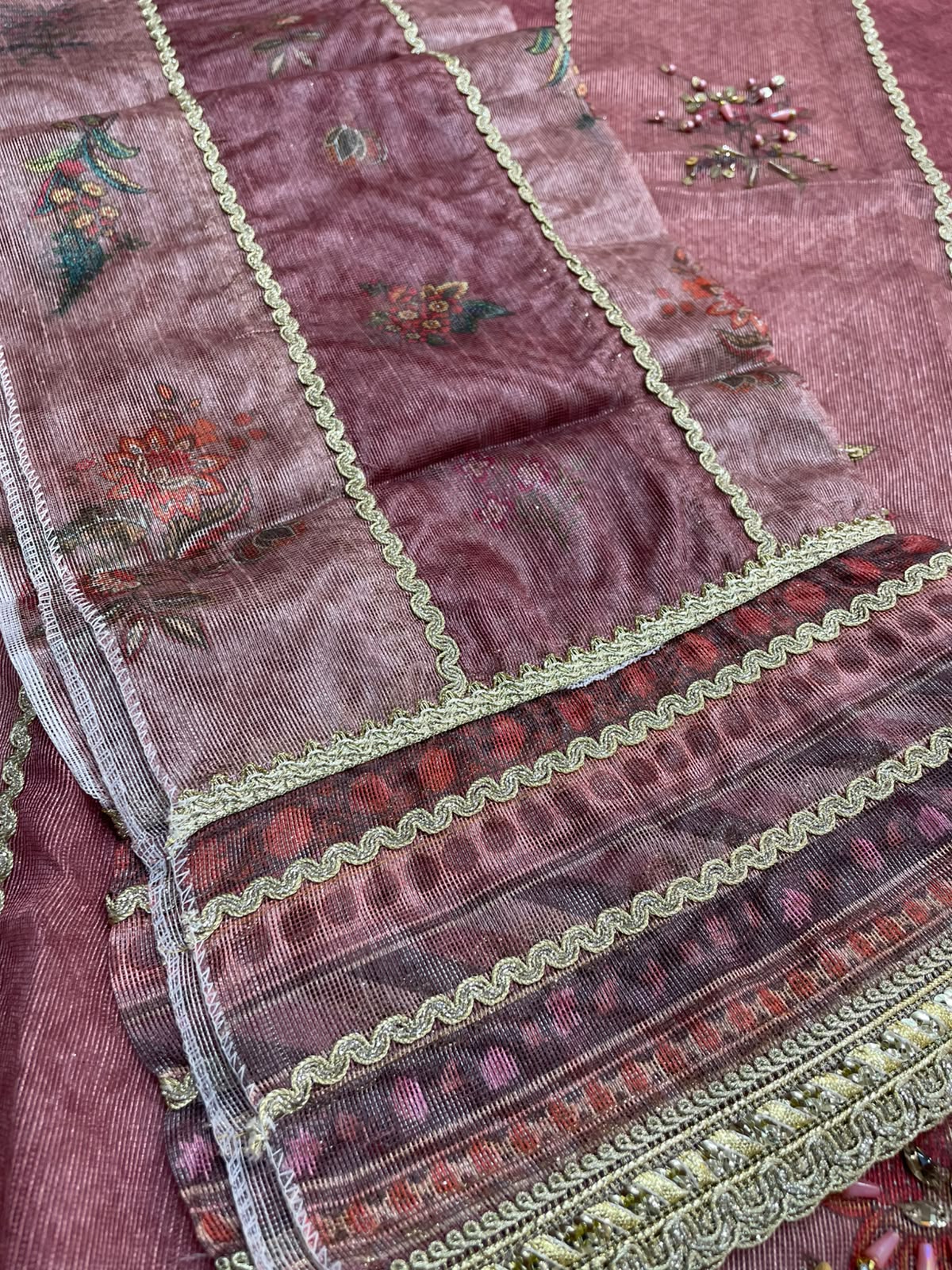Noor by Saadia Asad Embroidered Cotton Net Unstitched 3Pc