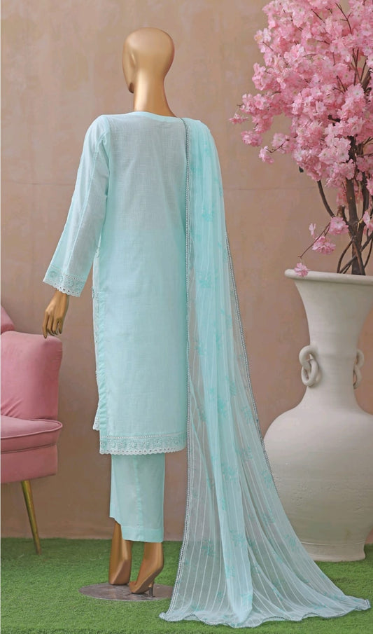 3d Floral Embroidery Lawn -01