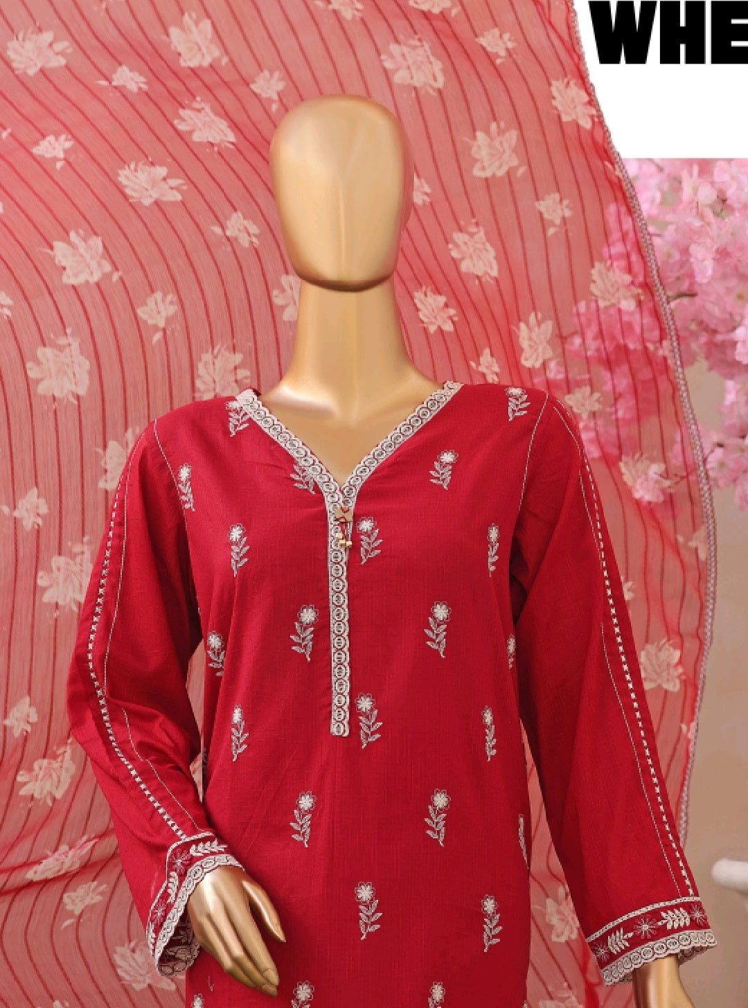 3d Floral Embroidery Lawn -05