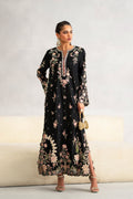 Luxury Embroidered Raw Silk Kaftan – 2Pc Suit
