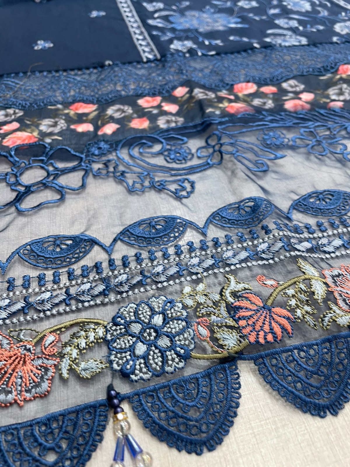 Elaf Blue Luxury Lawn Collection