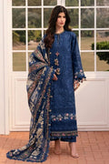Elaf Blue Luxury Lawn Collection