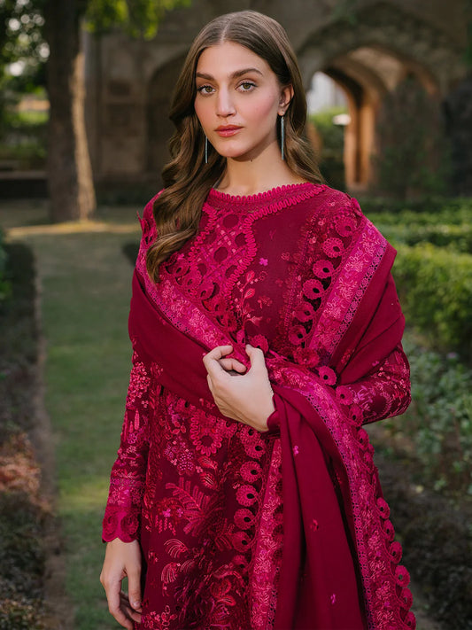 Bin Ilyas Maroon Party Wear Collection