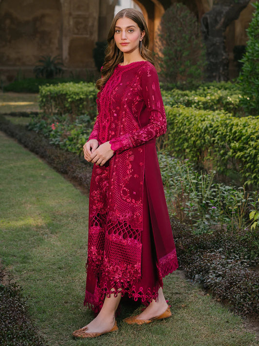 Bin Ilyas Maroon Party Wear Collection