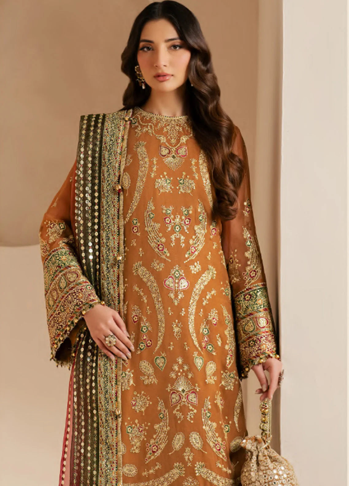 Jazmin - 3 Piece Unstitched Suit