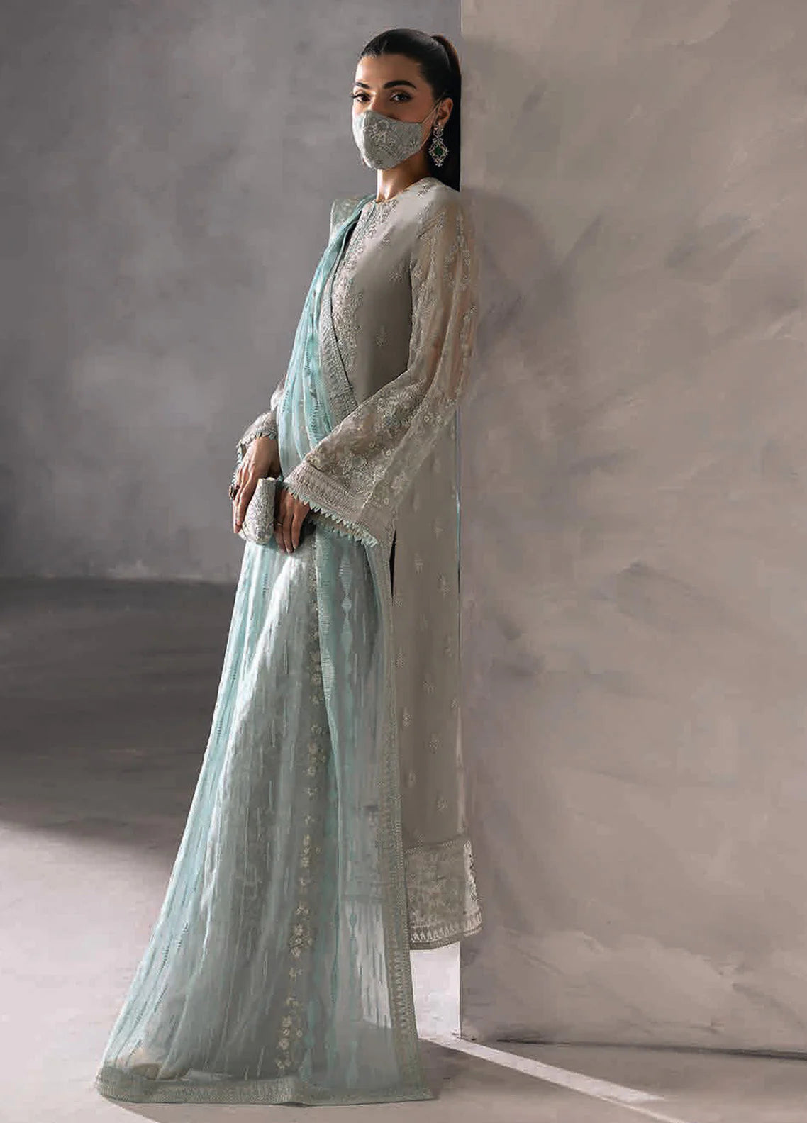 Laconic By Flossie - 3 Piece Unstitched Suit